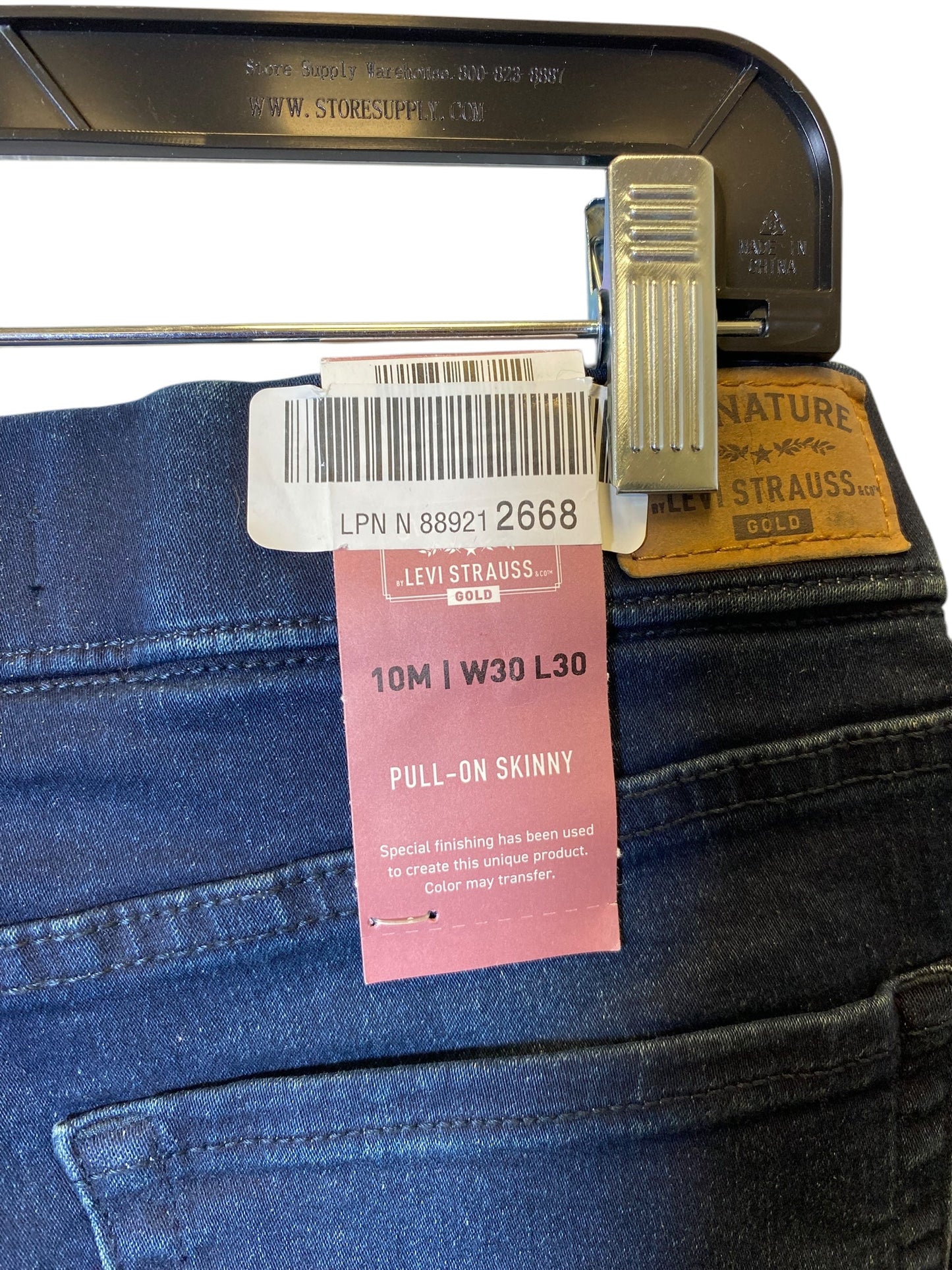 Jeans Jeggings By Levis In Blue, Size: 10