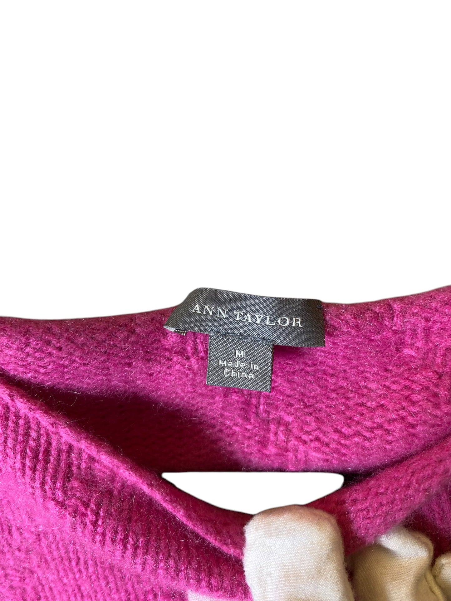 Sweater By Ann Taylor In Pink, Size: M