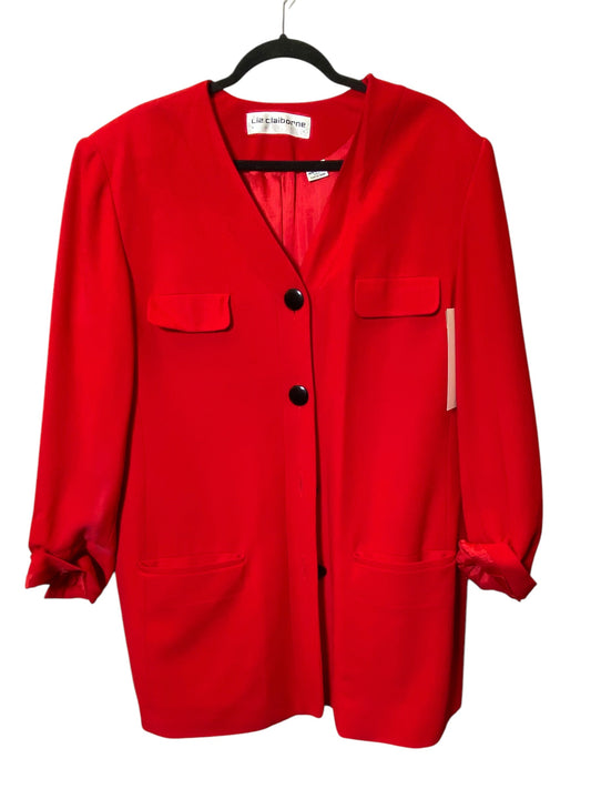 Blazer By Liz Claiborne In Red, Size: 14