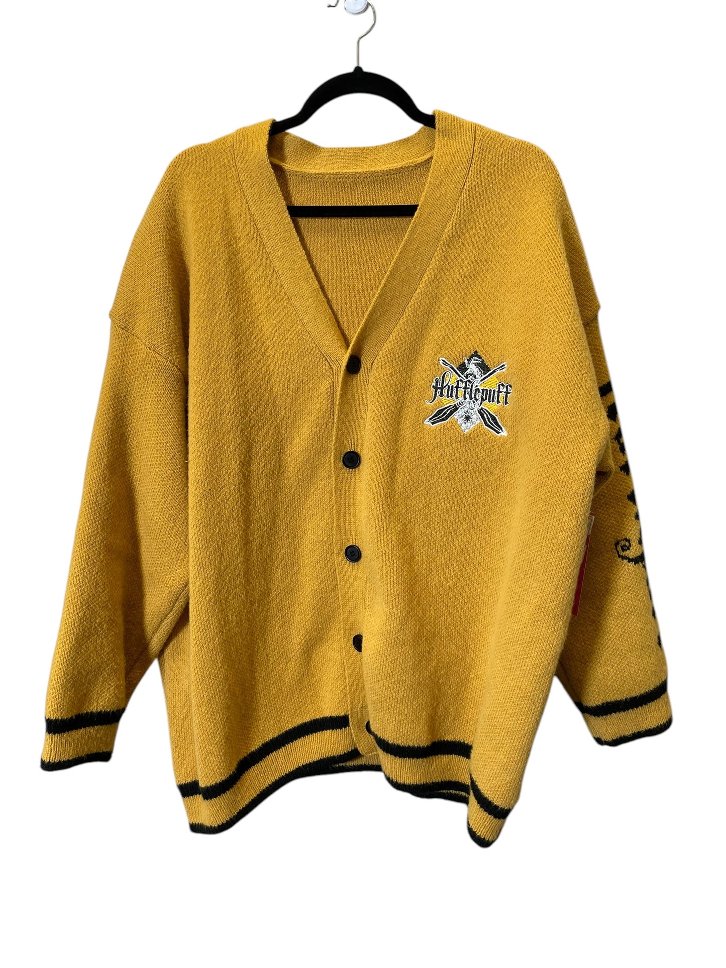 Cardigan By Clothes Mentor In Yellow, Size: 3x