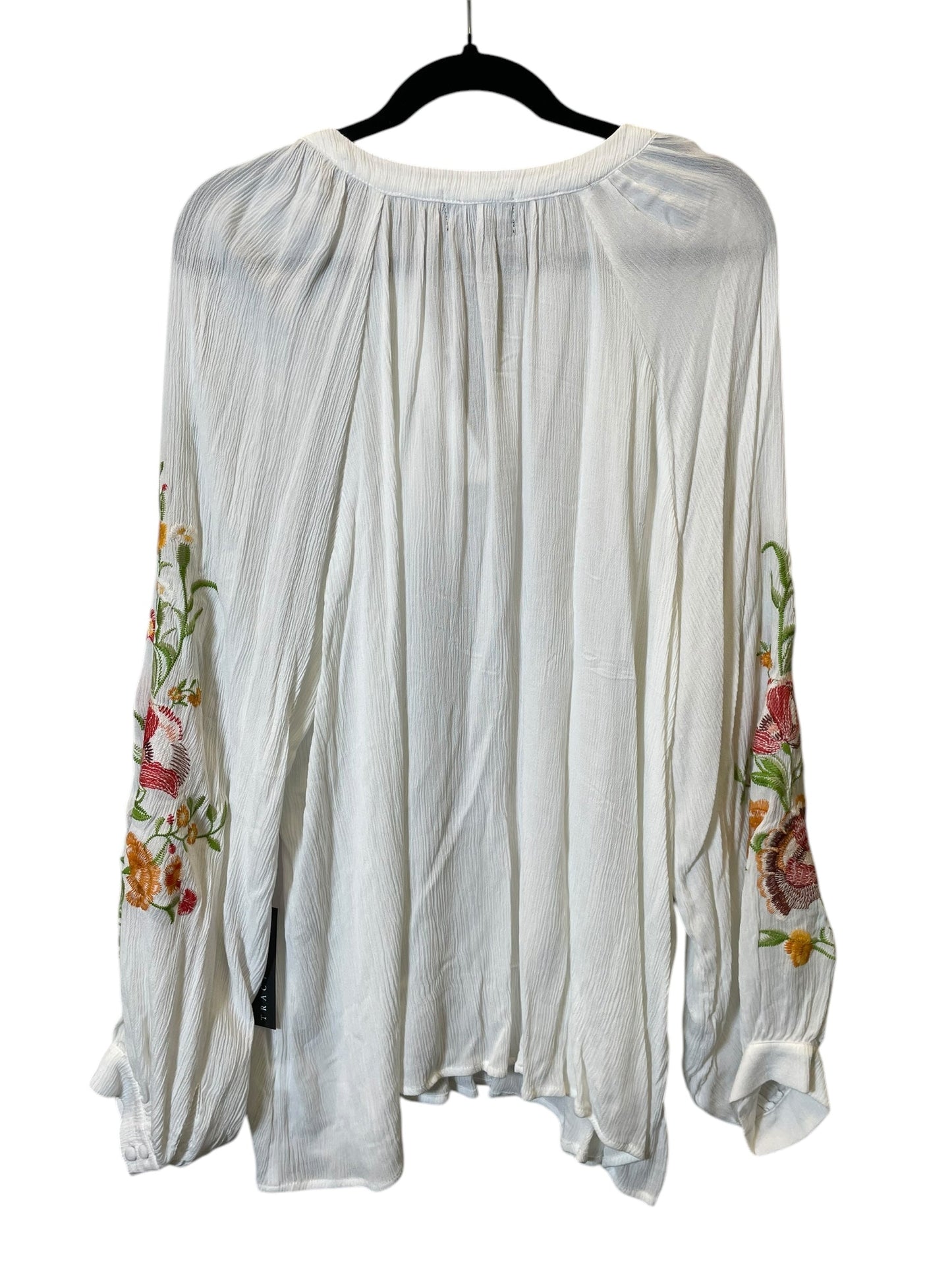 Top Long Sleeve By Tracy Evans In Floral Print, Size: 3x