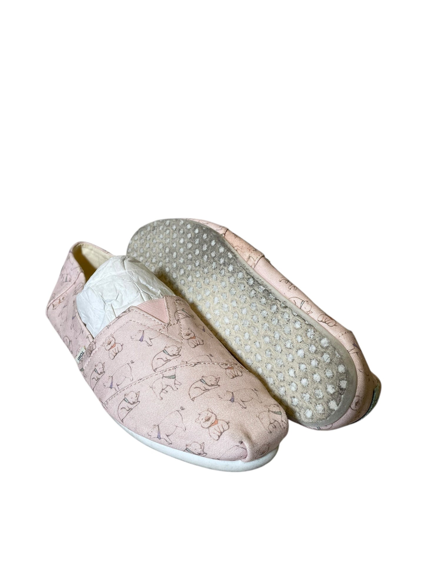 Shoes Flats By Toms In Pink, Size: 6