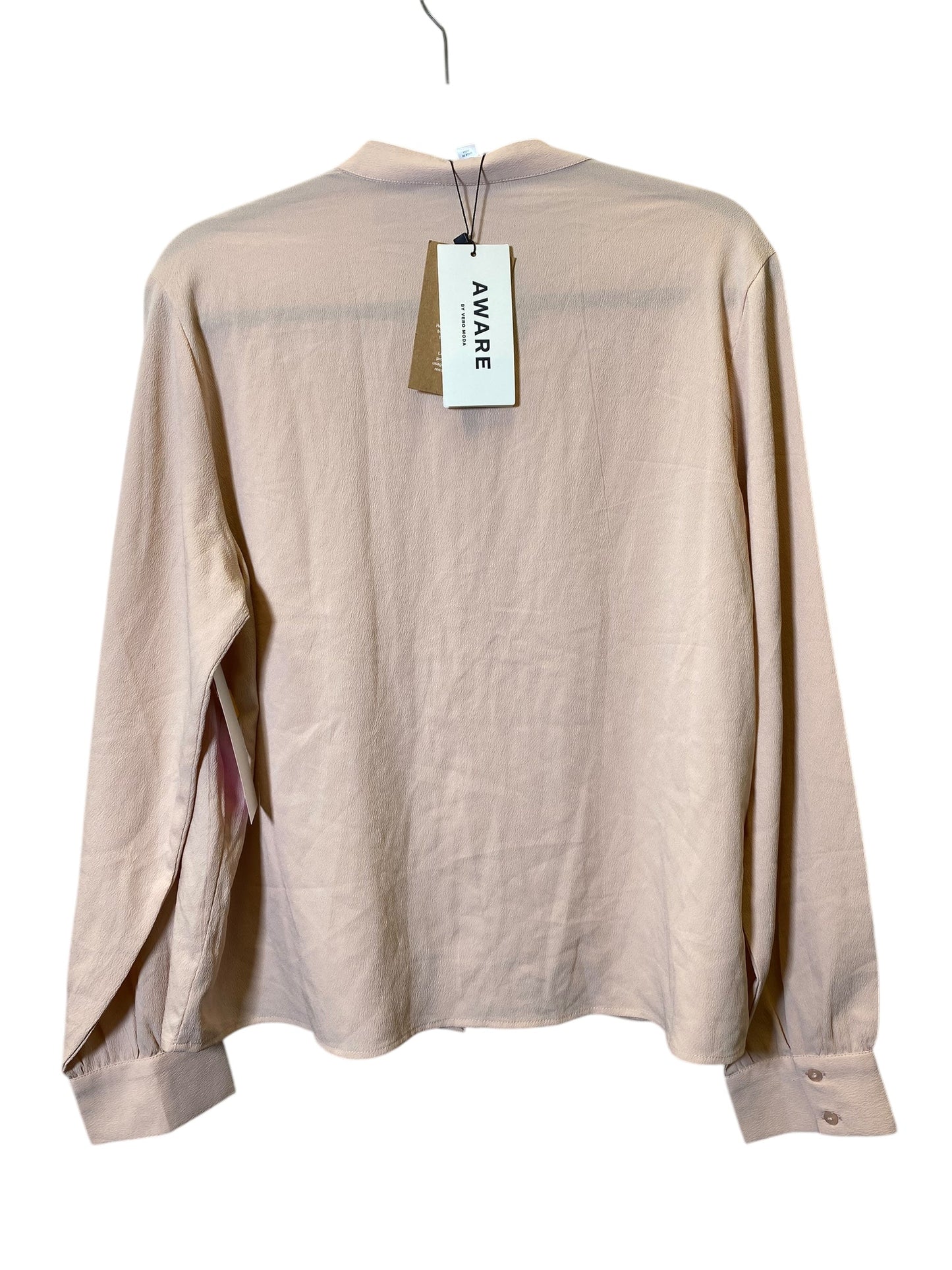 Top Long Sleeve By Vero Moda In Pink, Size: Xl