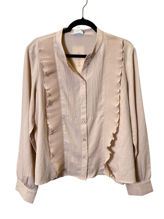 Top Long Sleeve By Vero Moda In Pink, Size: Xl