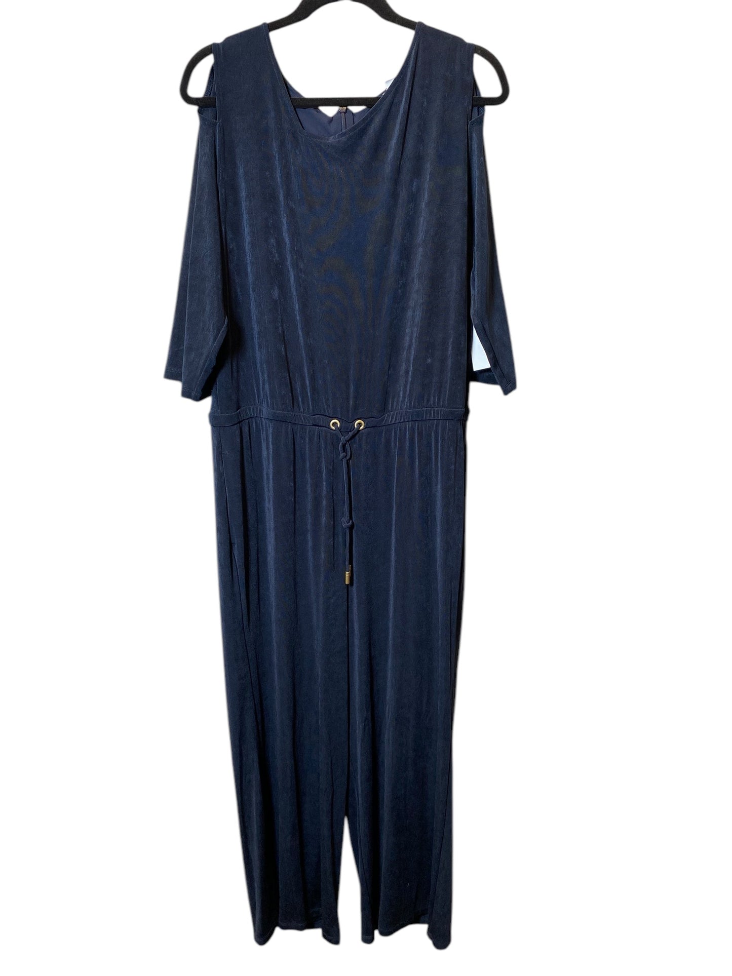 Jumpsuit By Chicos In Navy, Size: Xl