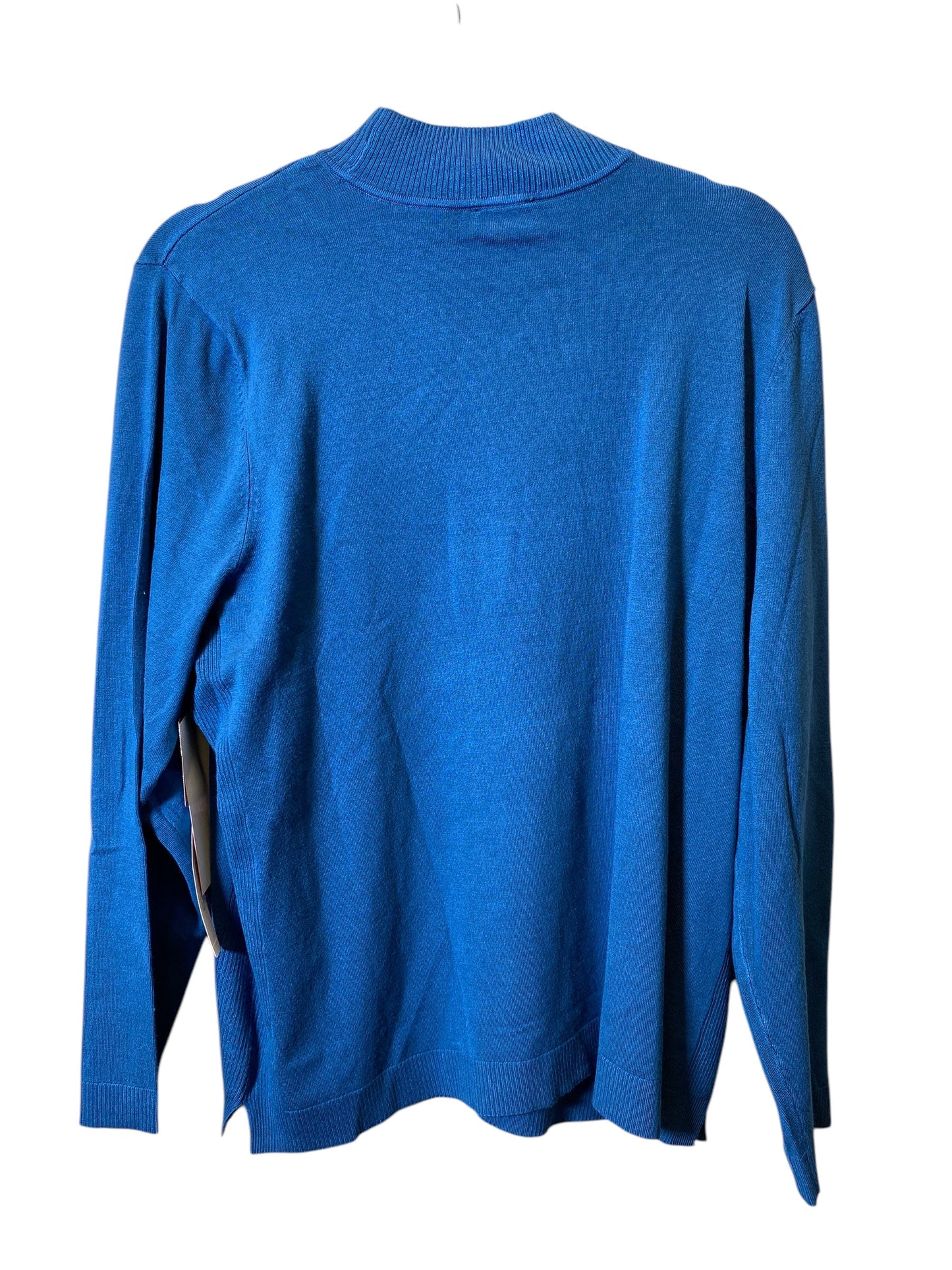 Sweater By Chicos In Blue, Size: Xl