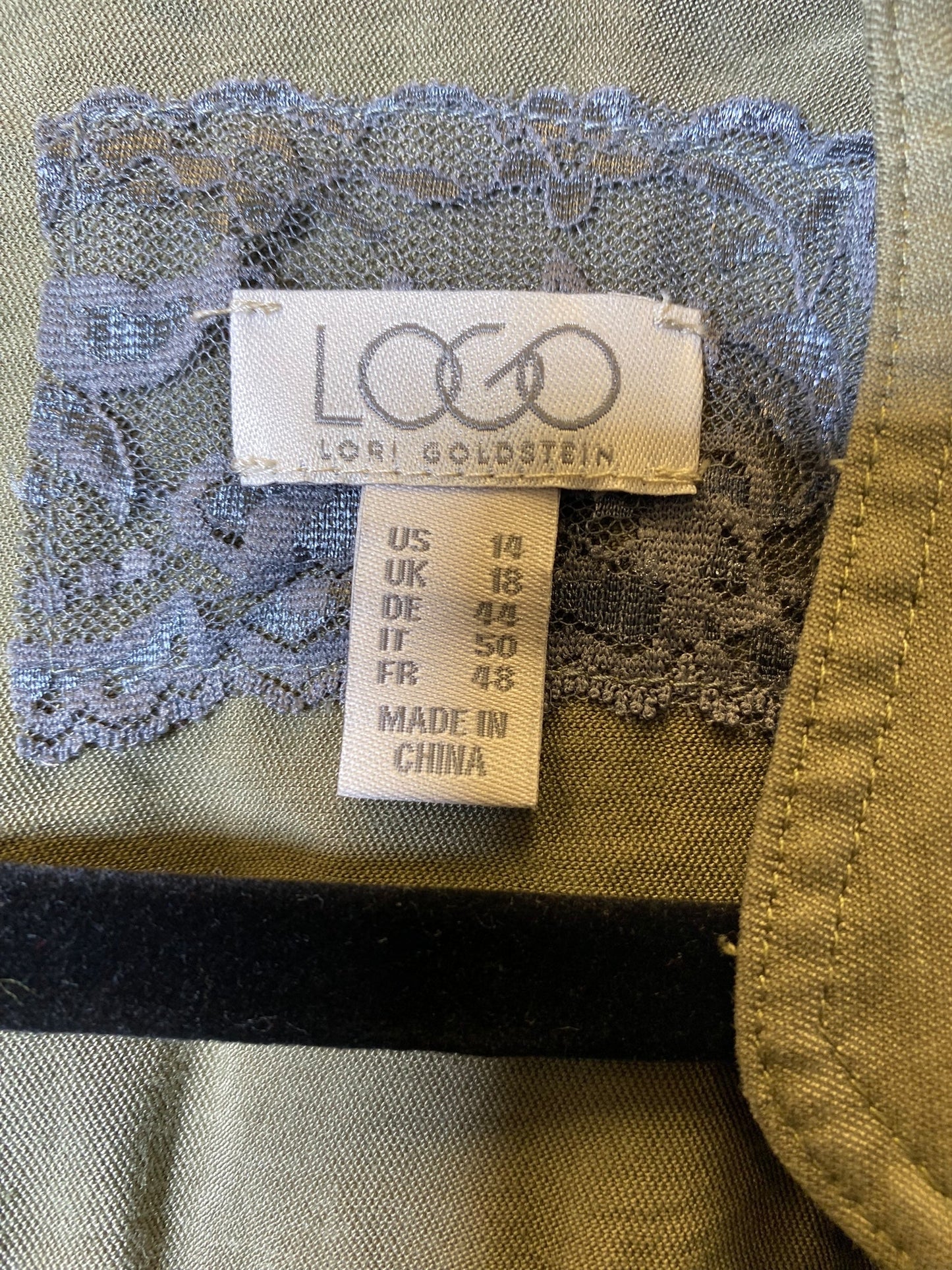 Jacket Moto By Logo In Green, Size: 14