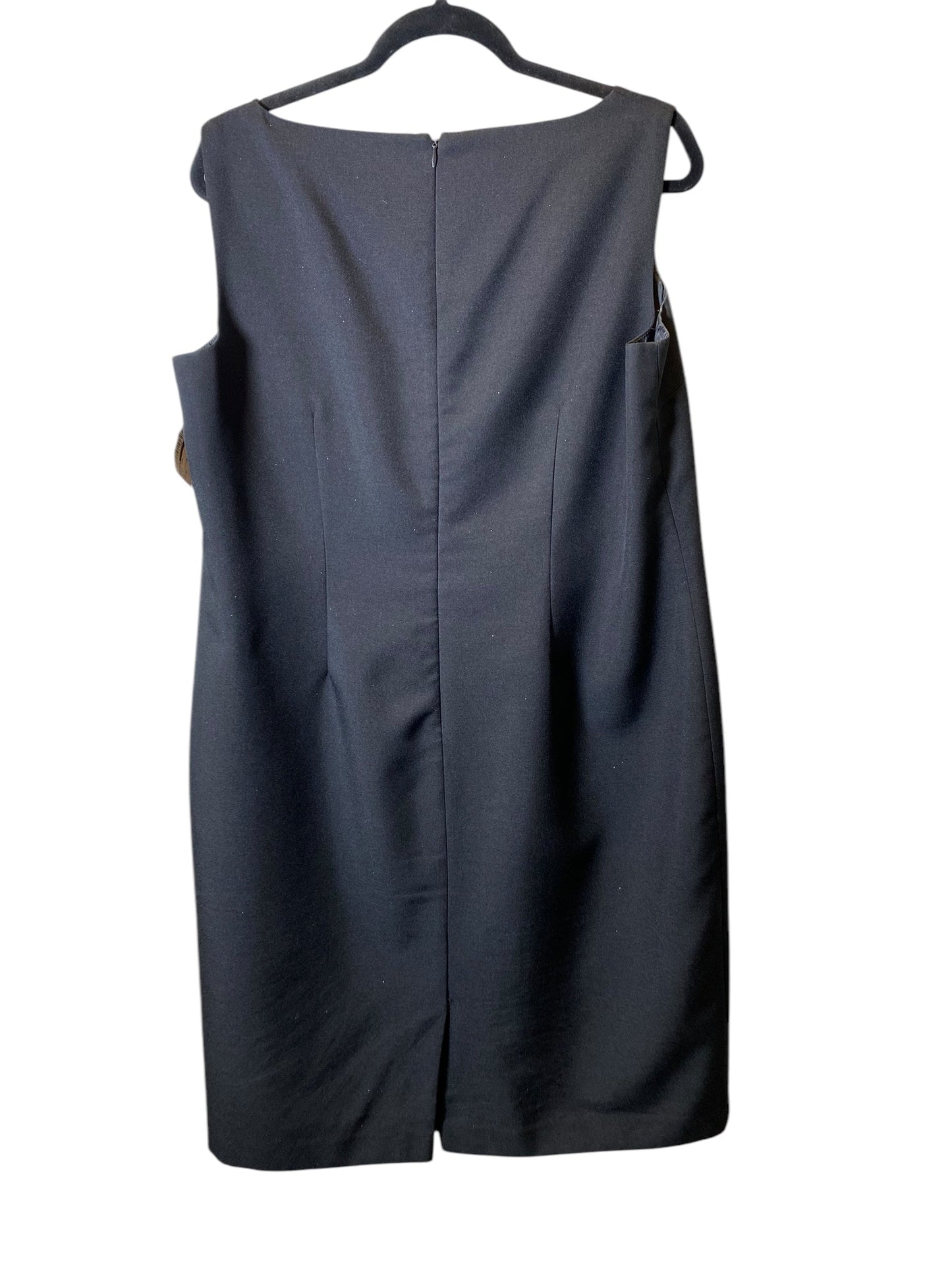 Dress Work By Kasper In Black, Size: Xl