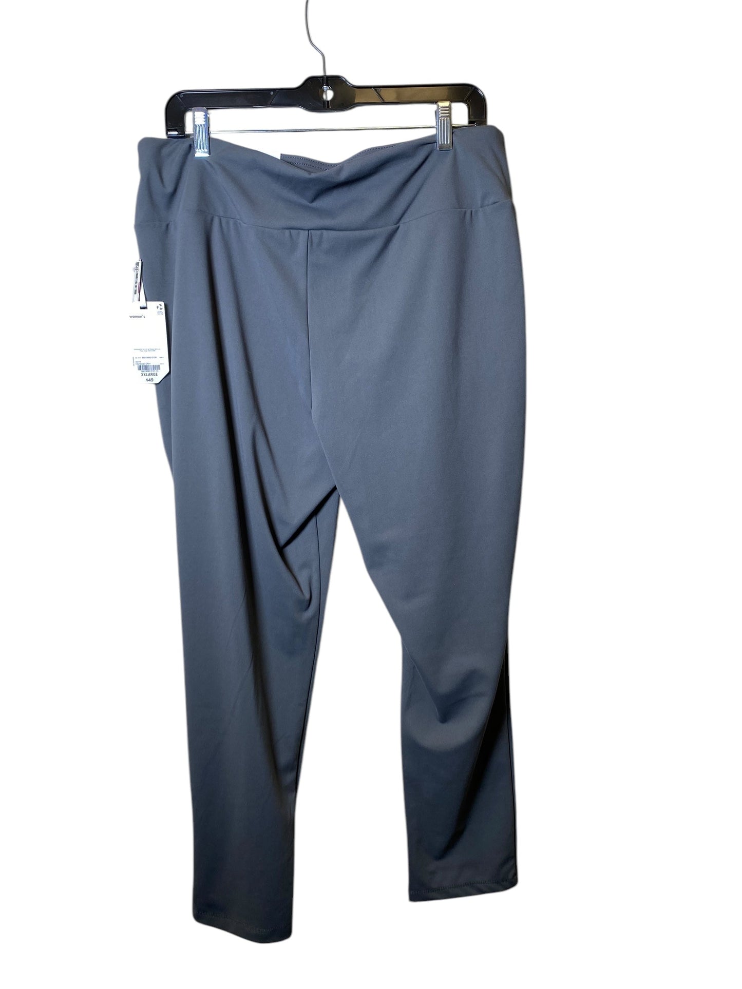 Athletic Leggings By Stylus In Grey, Size: Xxl