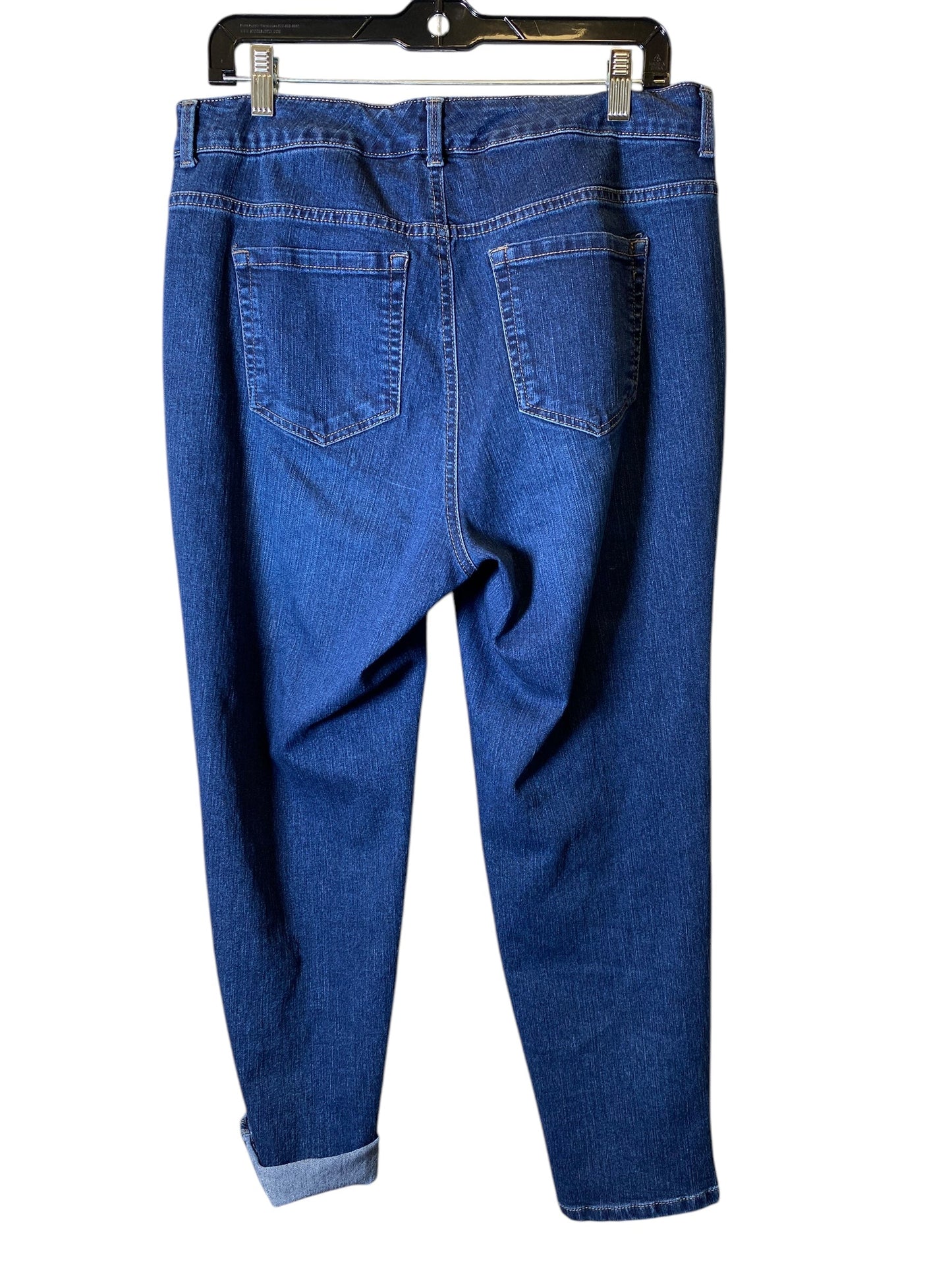 Jeans Straight By Charter Club In Blue, Size: 14