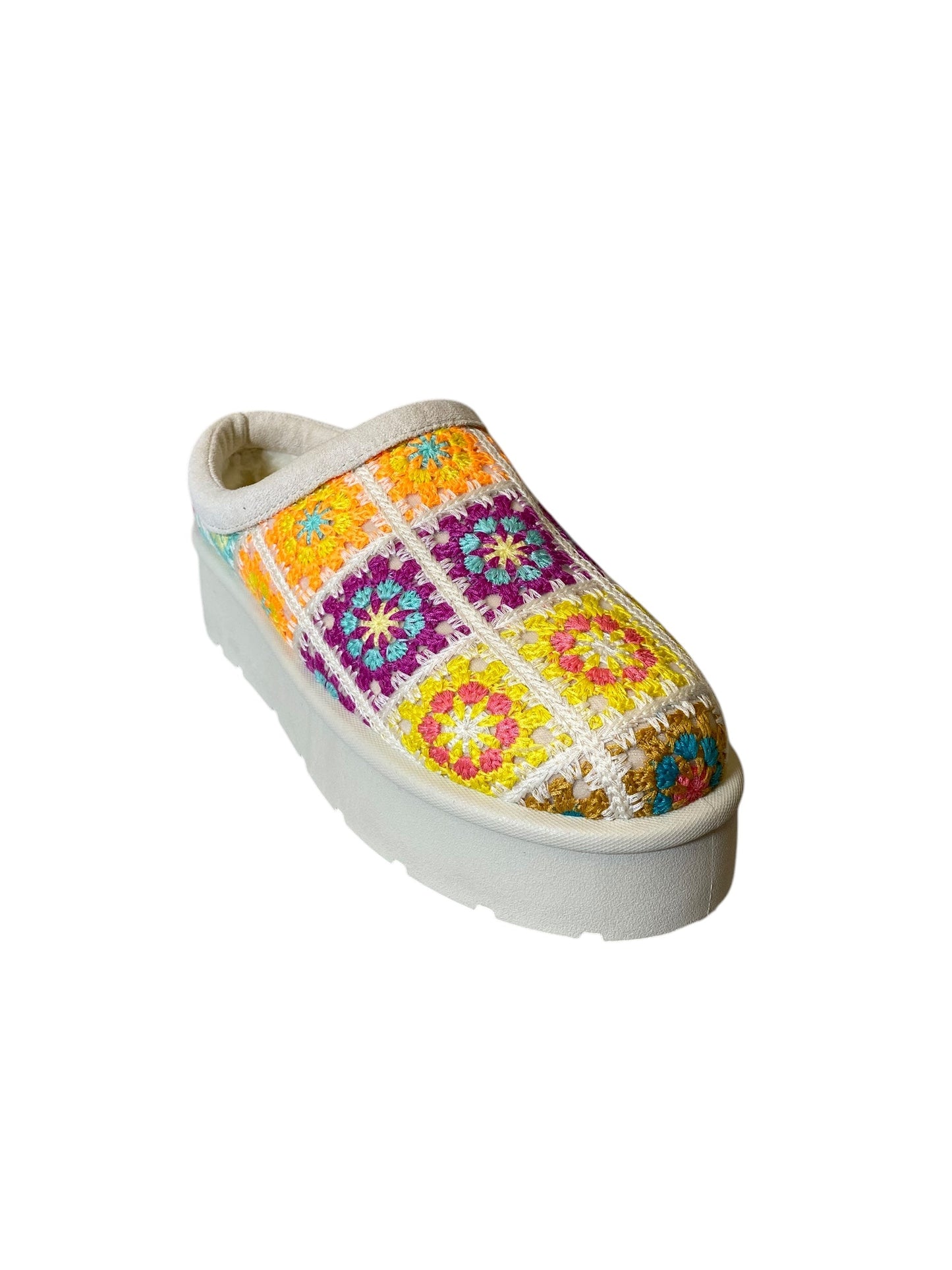 Shoes Flats By Bamboo In Multi-colored, Size: 10