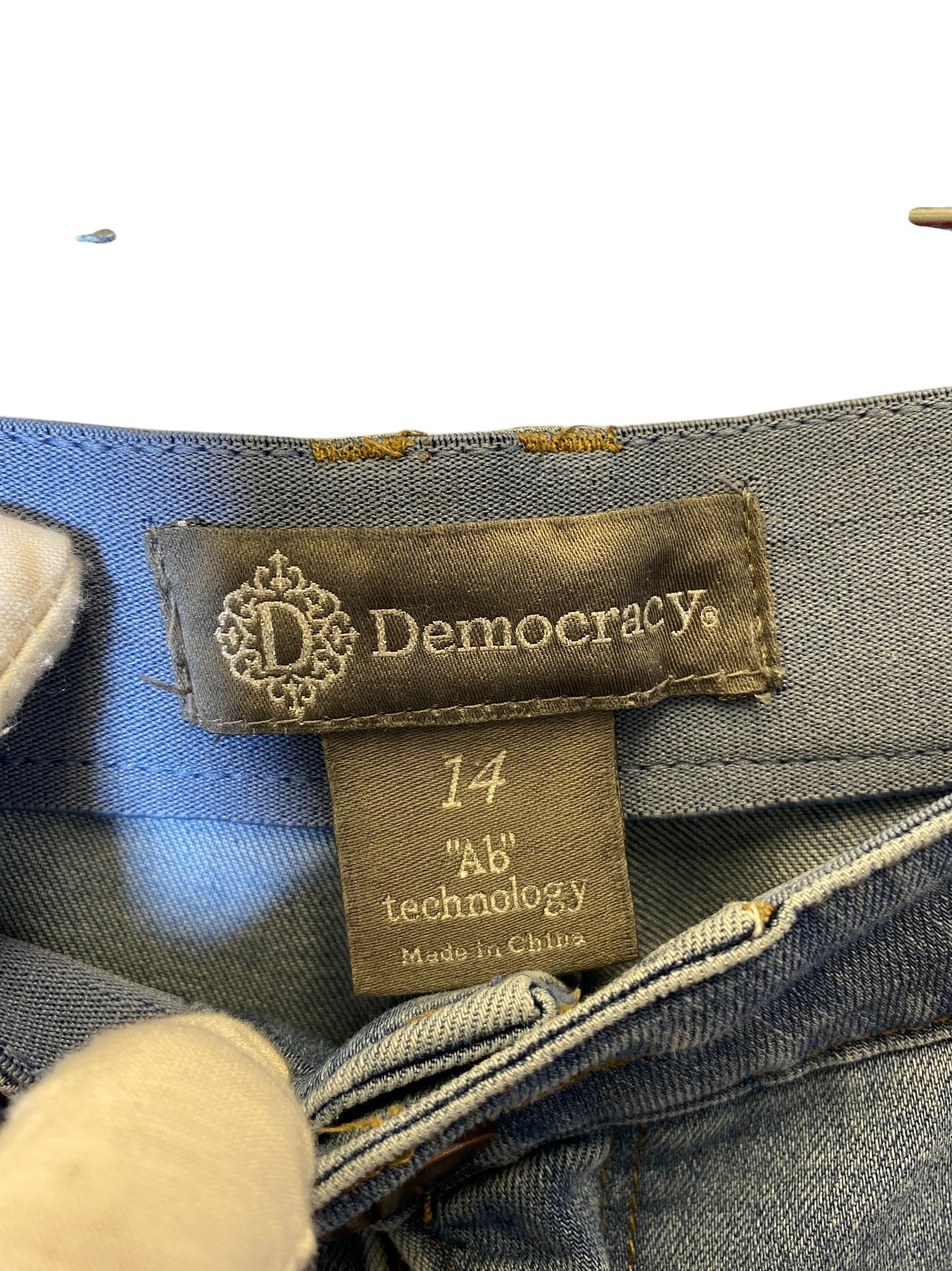 Jeans Cropped By Democracy In Blue, Size: 14