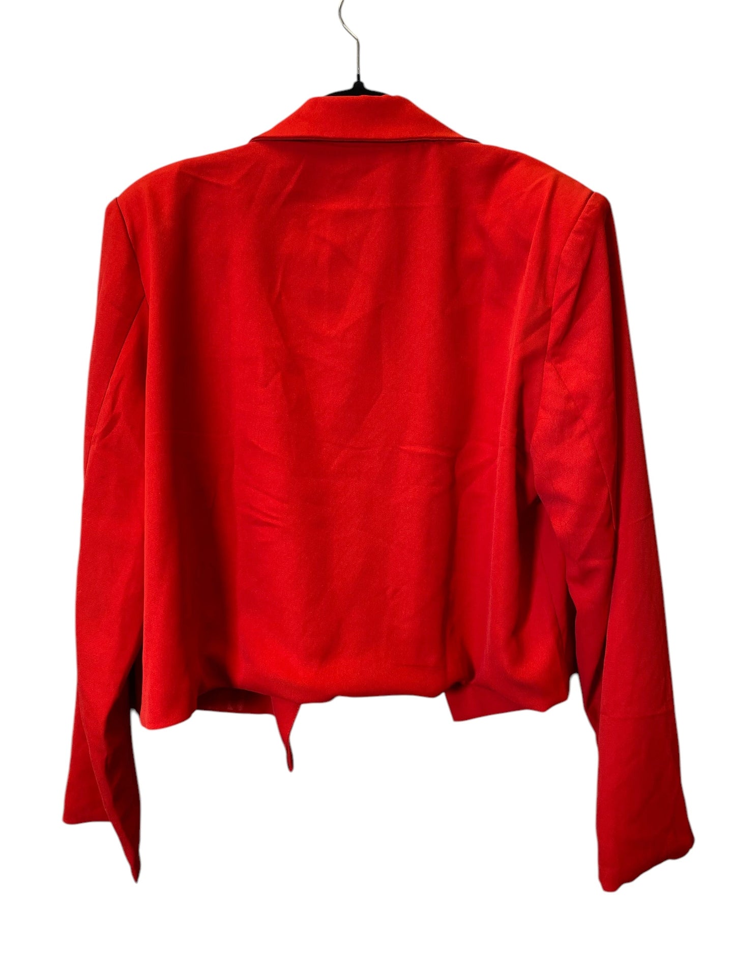 Blazer By Clothes Mentor In Red, Size: Xl