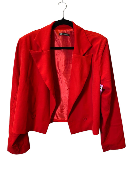 Blazer By Clothes Mentor In Red, Size: Xl