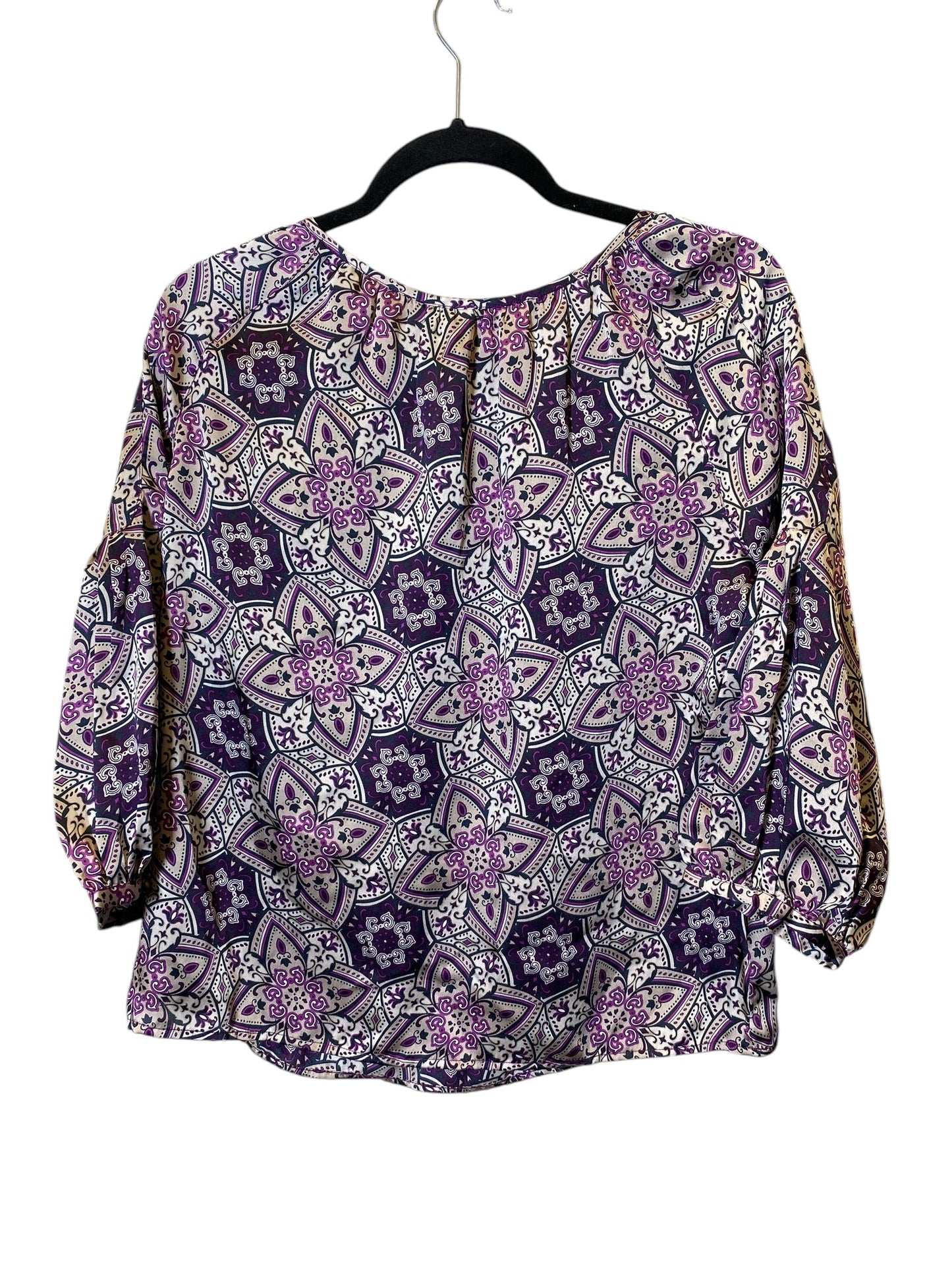 Top 3/4 Sleeve By Gap In Multi-colored, Size: M