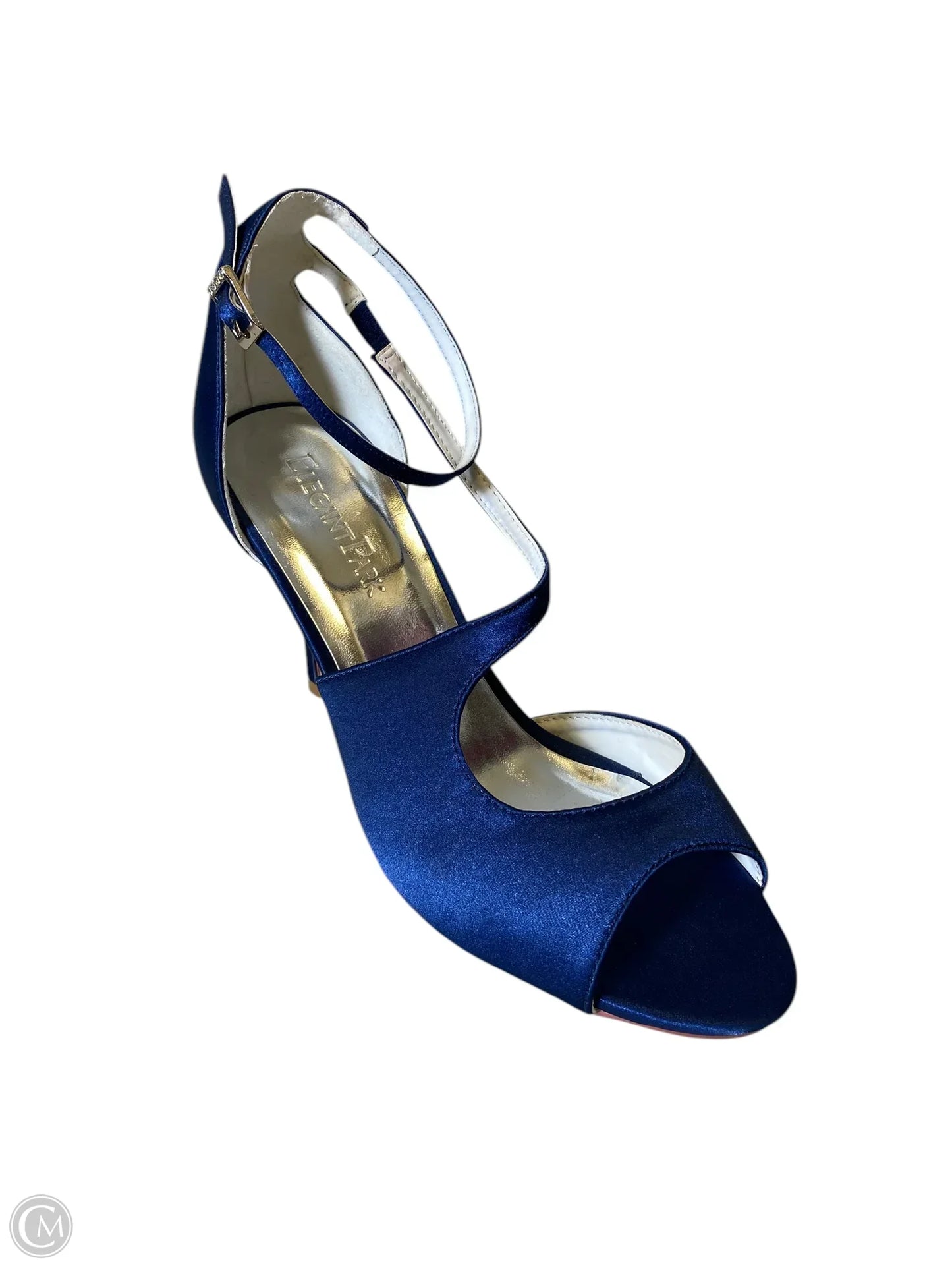 Sandals Heels Stiletto By Clothes Mentor In Navy, Size: 9