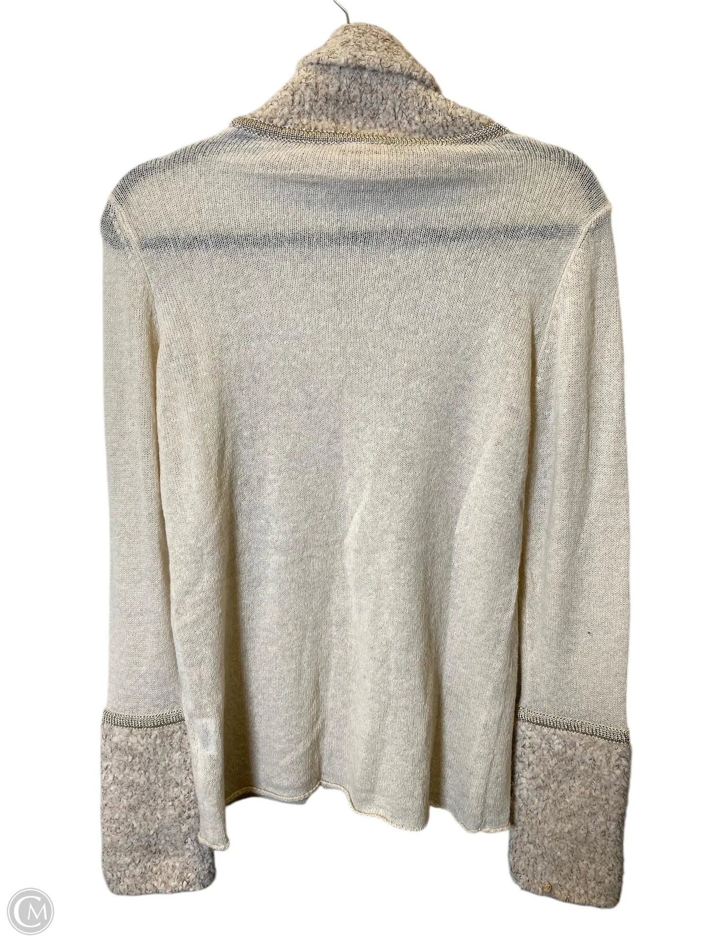 Sweater Designer By Tory Burch In Cream, Size: S