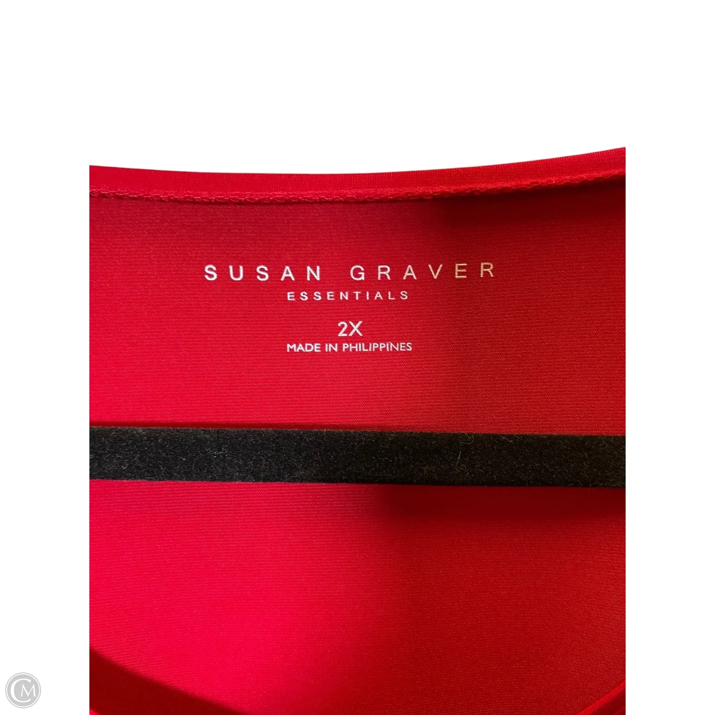 Dress Casual Short By Susan Graver In Red, Size: 2x