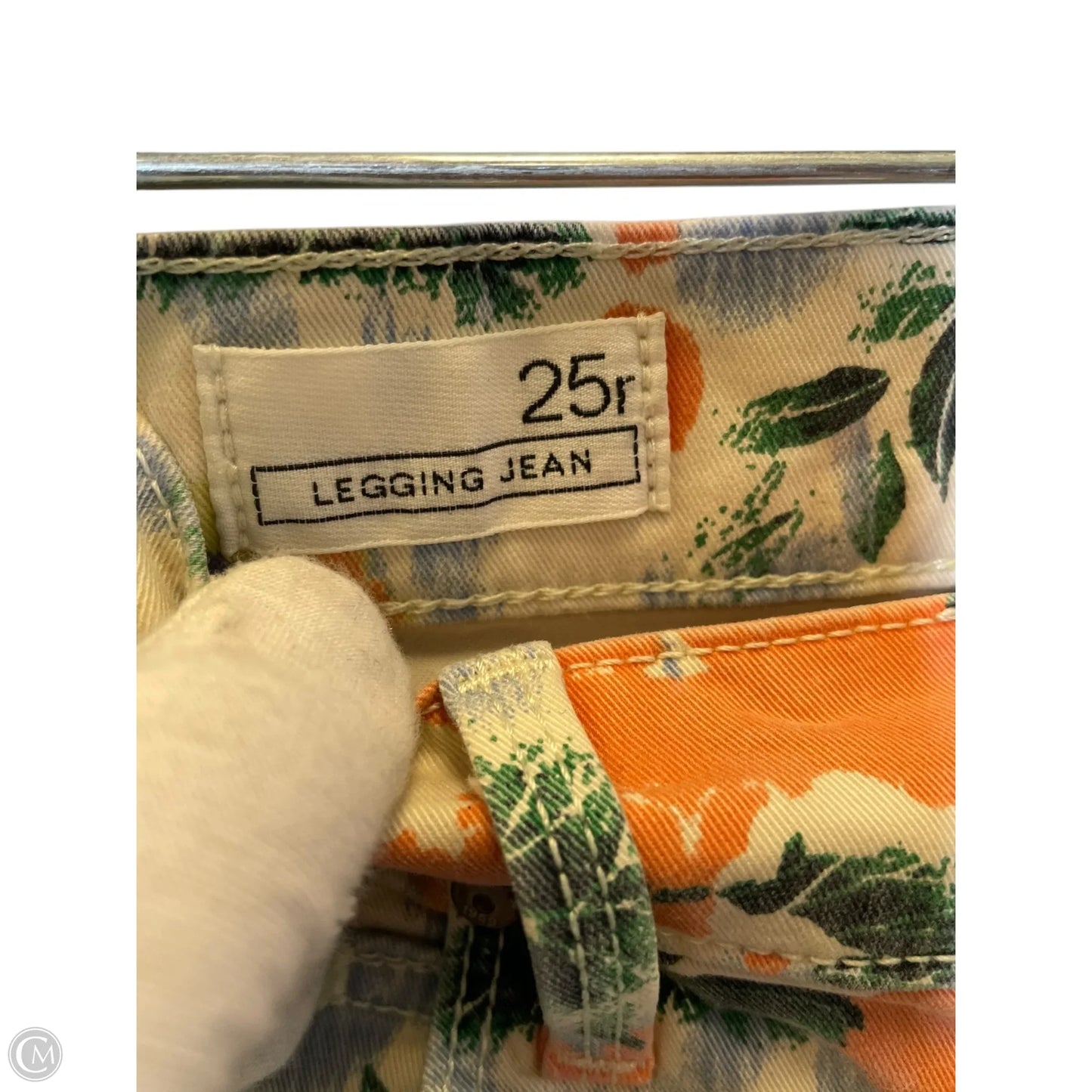 Jeans Skinny By Gap In Floral Print, Size: 2