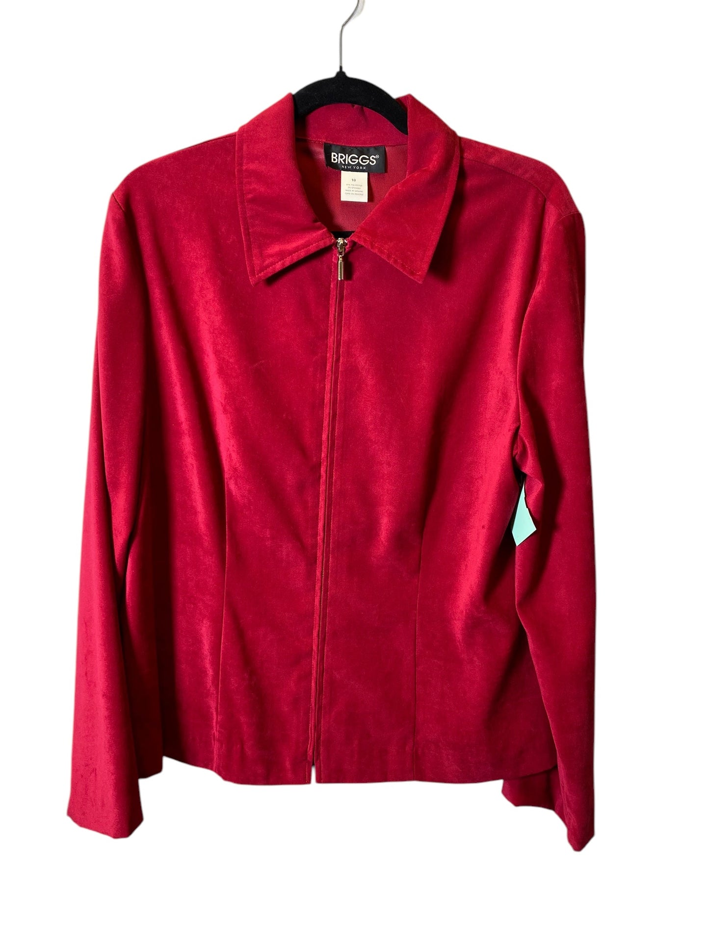 Jacket Other By Briggs In Red, Size: L