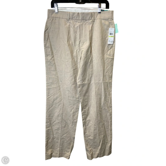 Pants Linen By Clothes Mentor In Beige, Size: 10