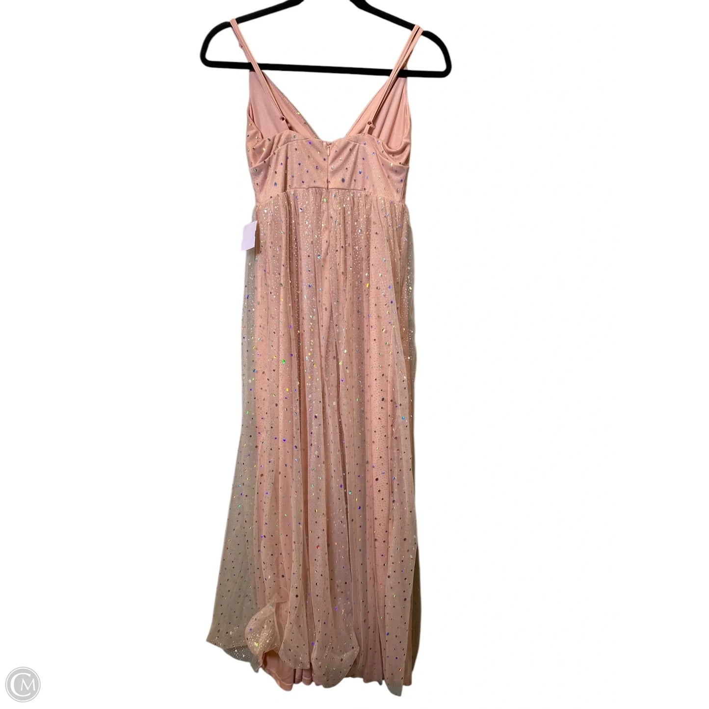 Dress Party Long By Clothes Mentor In Pink, Size: Xs