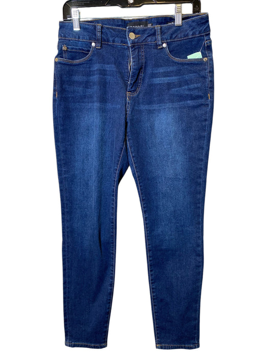 Jeans Skinny By Tahari By Arthur Levine In Blue, Size: 8