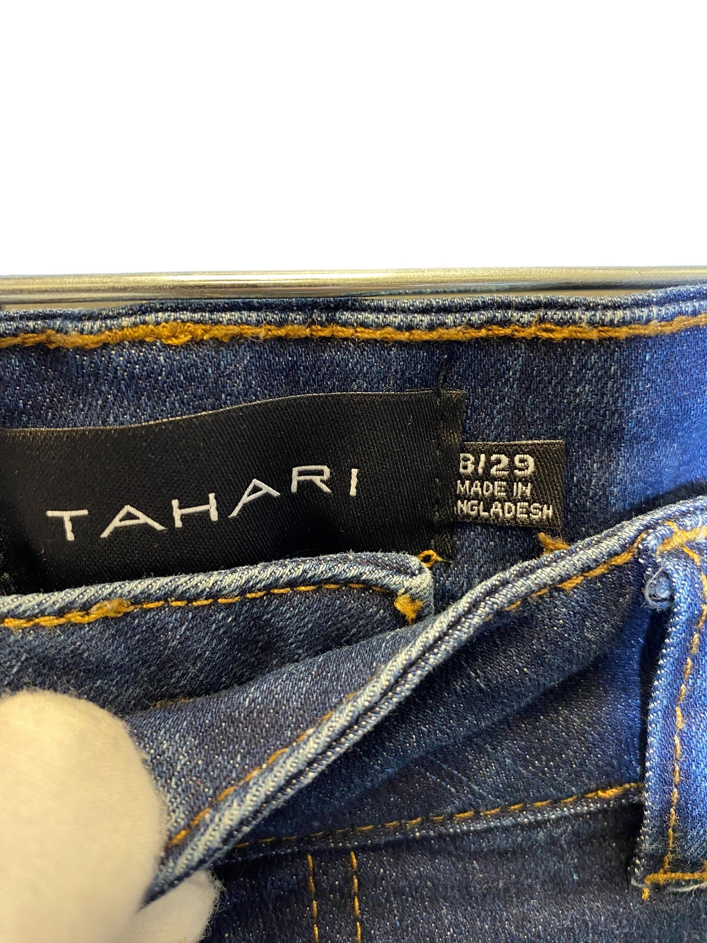 Jeans Skinny By Tahari By Arthur Levine In Blue, Size: 8