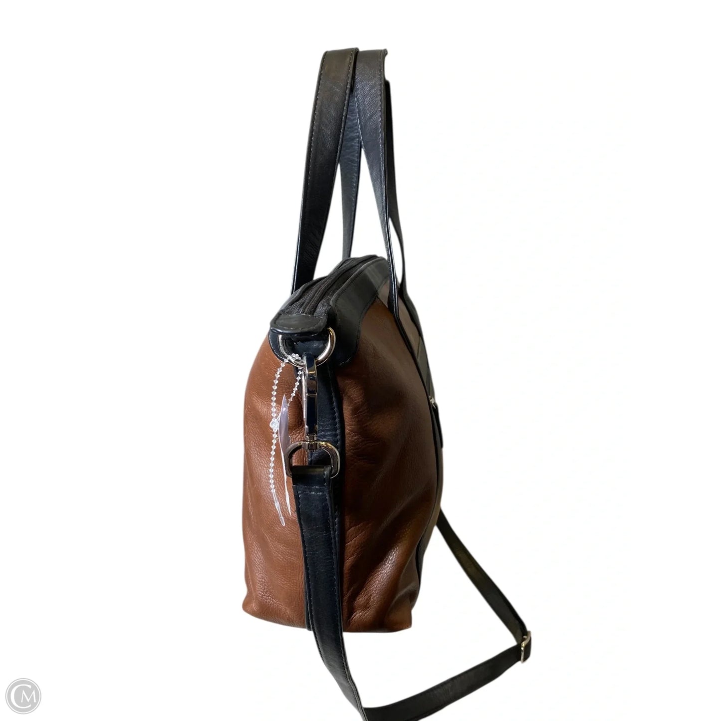 Handbag Leather By Clothes Mentor, Size: Medium