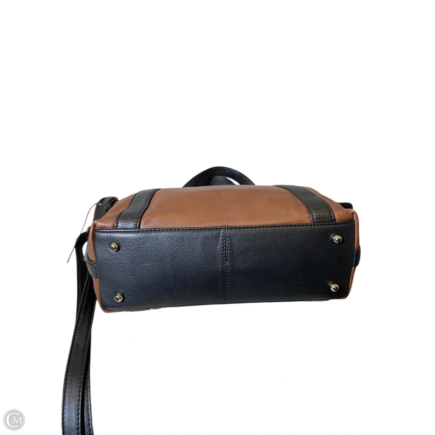 Handbag Leather By Clothes Mentor, Size: Medium