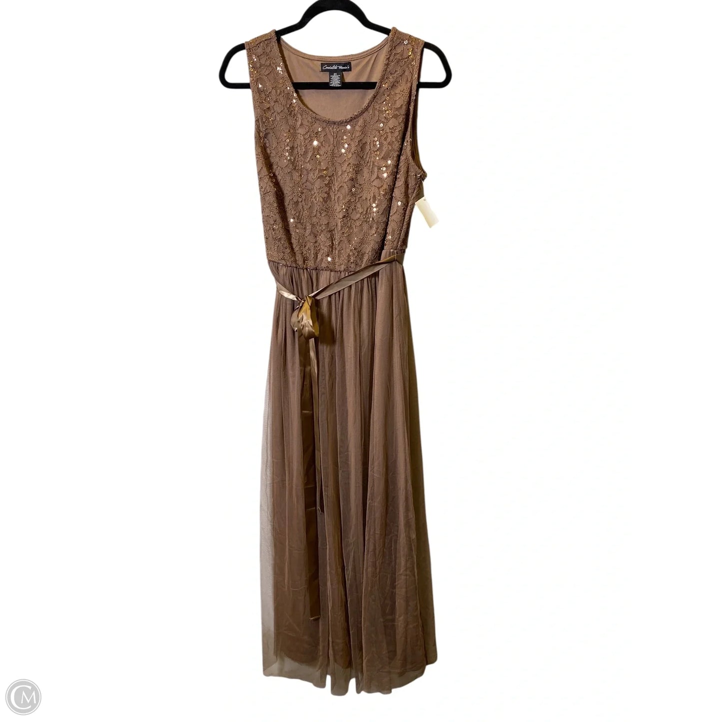 Dress Set 2pc By Clothes Mentor In Brown, Size: 2x