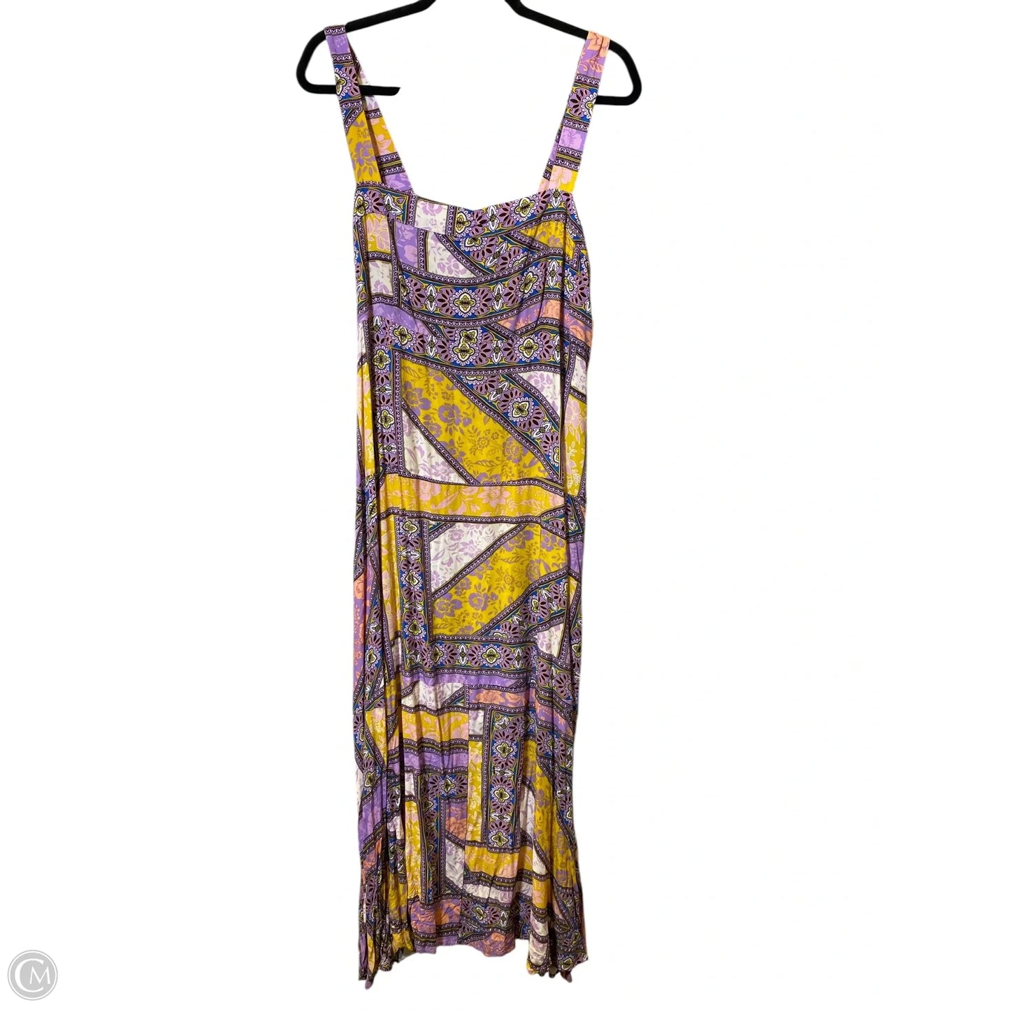 Dress Casual Maxi By Clothes Mentor In Multi-colored, Size: L