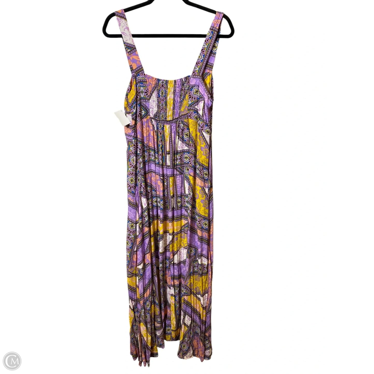 Dress Casual Maxi By Clothes Mentor In Multi-colored, Size: L