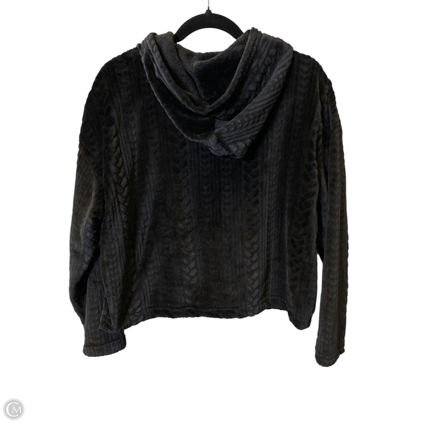 Sweatshirt Hoodie By Joyspun In Black, Size: S