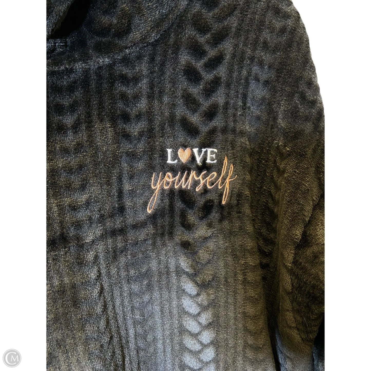 Sweatshirt Hoodie By Joyspun In Black, Size: S