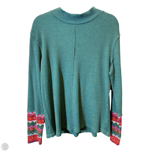 Sweatshirt Collar By Maurices In Green, Size: Xxl