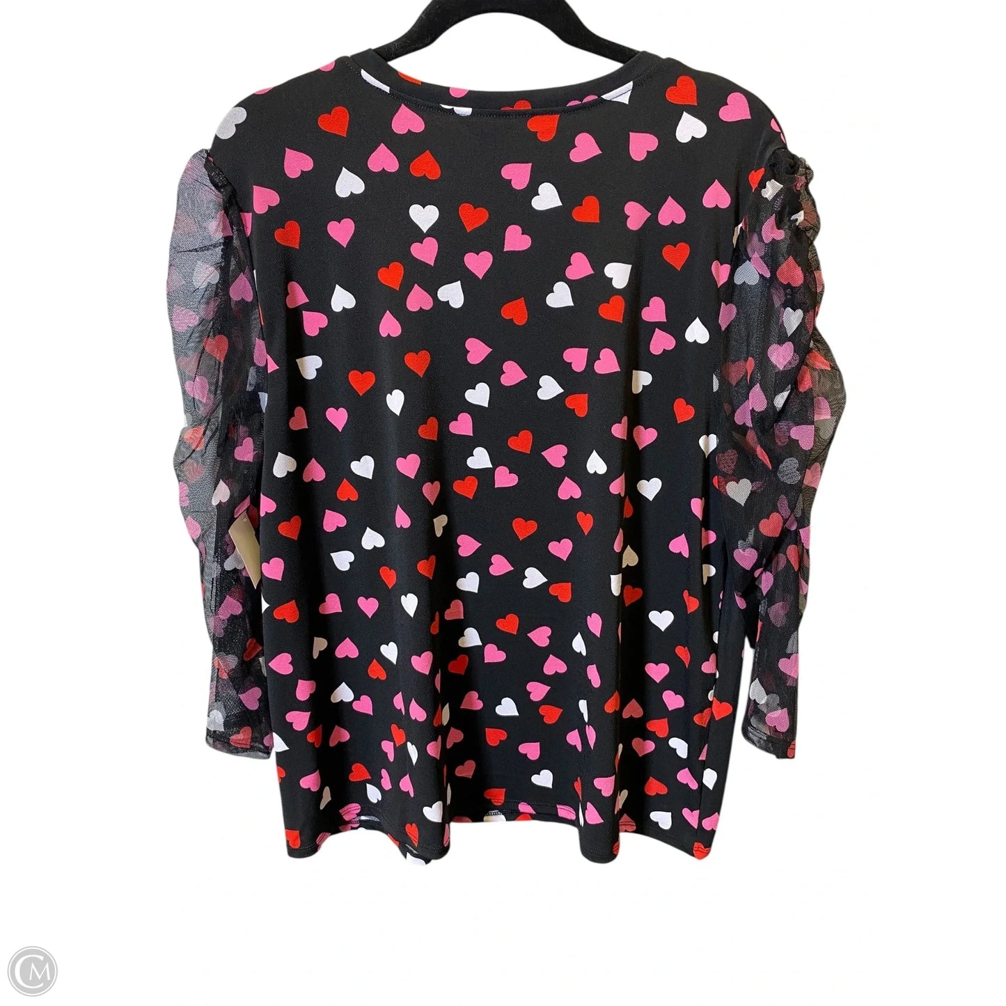 Top 3/4 Sleeve By Cato In Multi-colored, Size: Xl