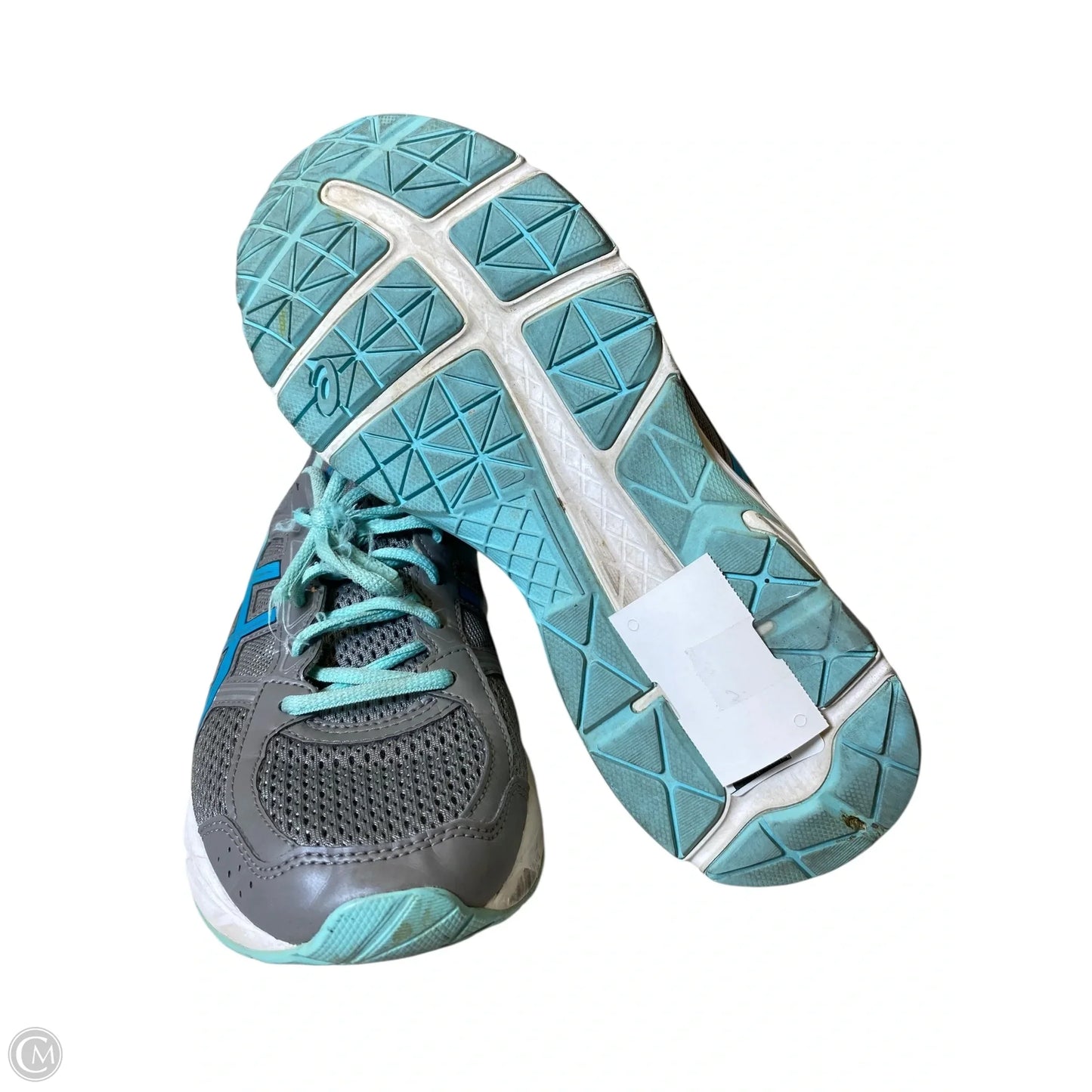 Shoes Athletic By Asics In Blue & Grey, Size: 8.5