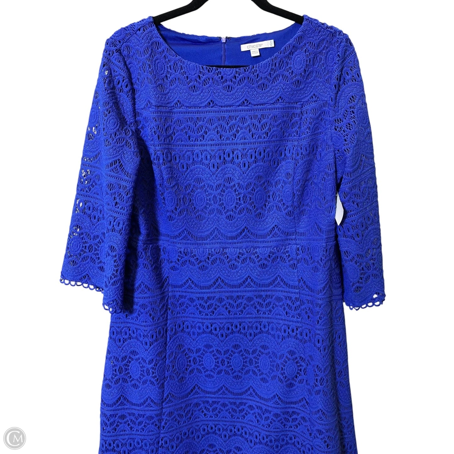 Dress Work By Chicos In Blue, Size: 12