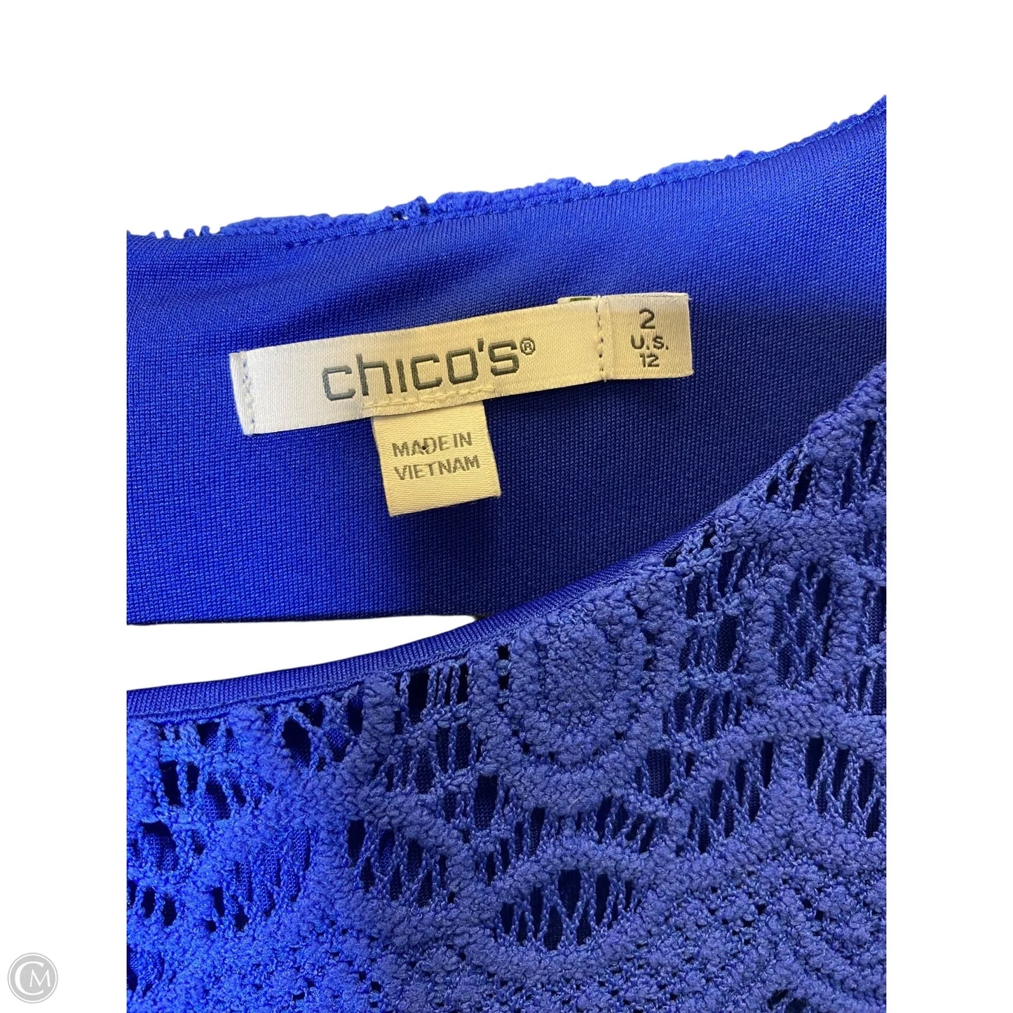 Dress Work By Chicos In Blue, Size: 12