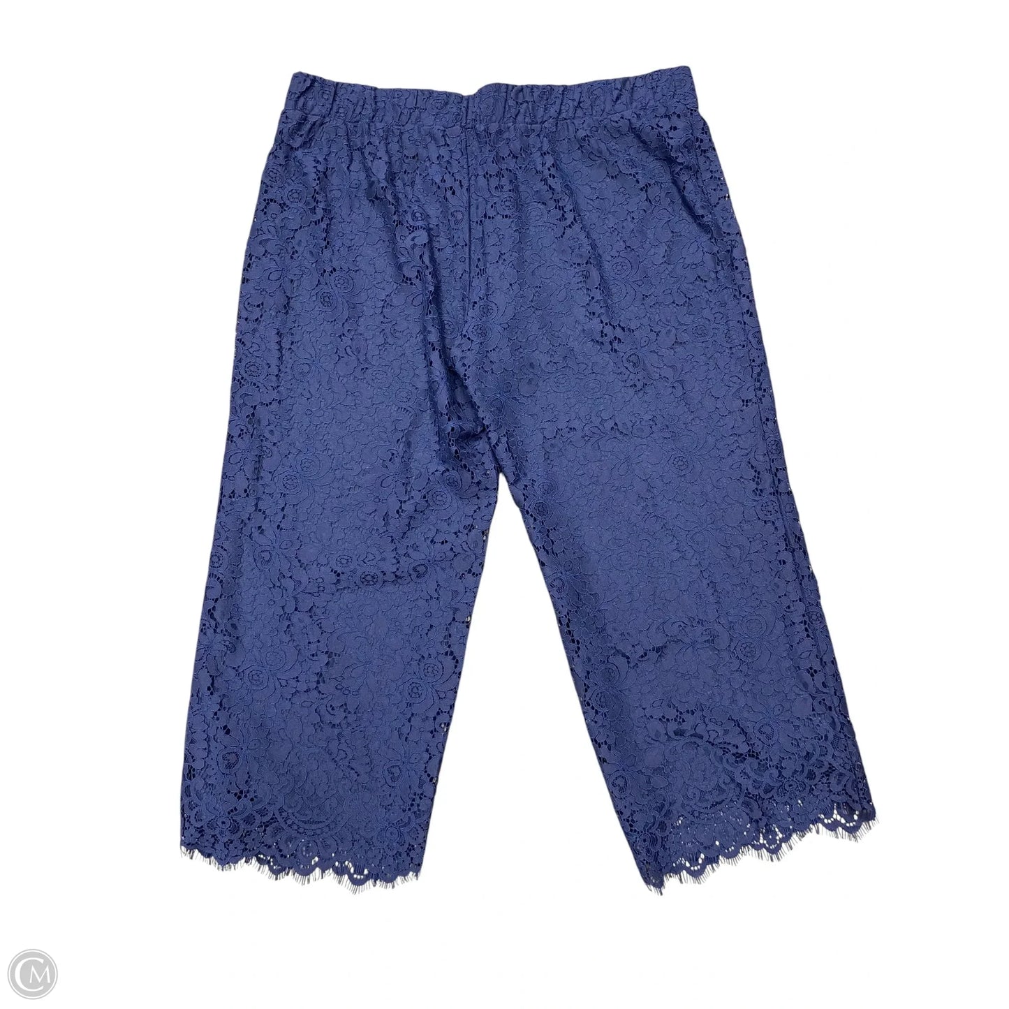 Pants Cropped By Isaac Mizrahi In Navy, Size: 1x