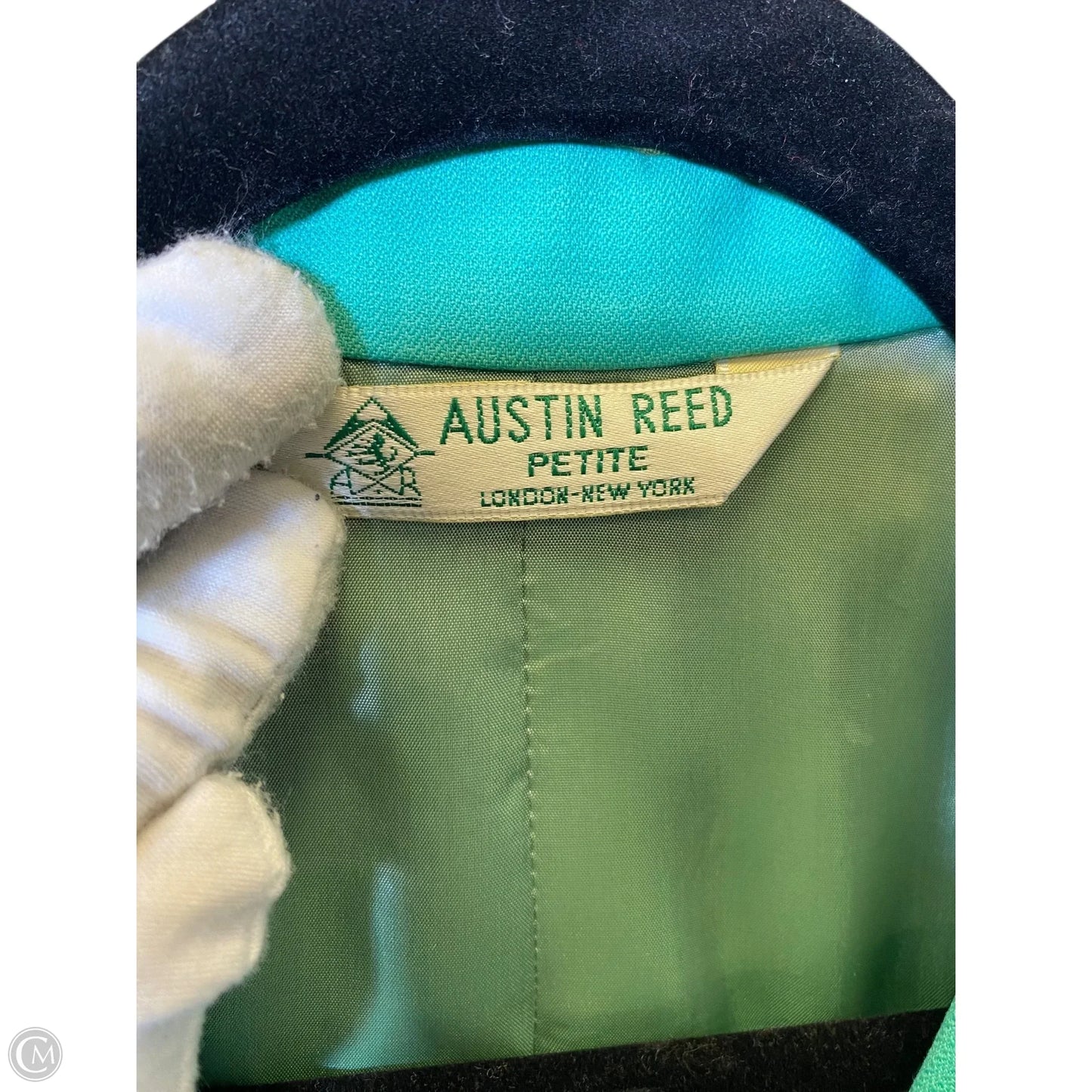 Blazer By Clothes Mentor In Aqua, Size: 12