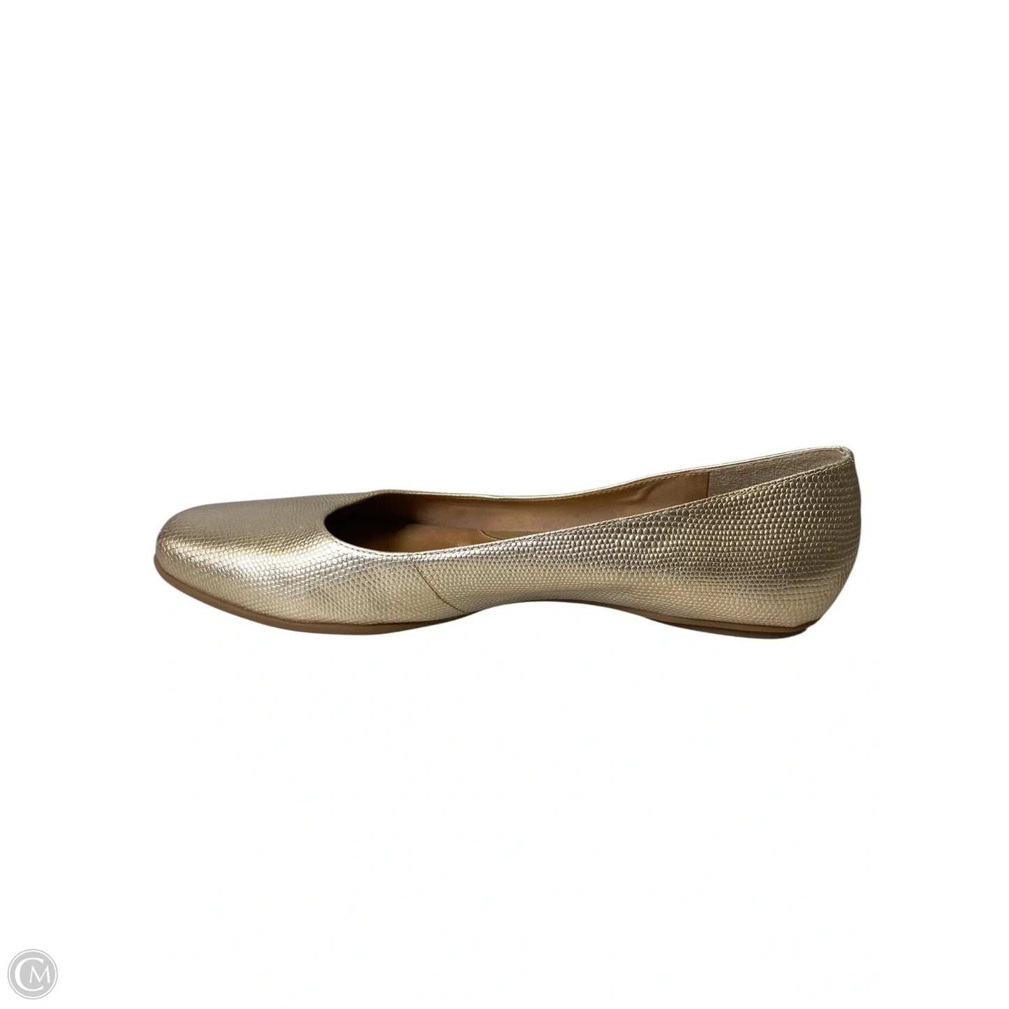 Shoes Flats By Nurture In Gold, Size: 11
