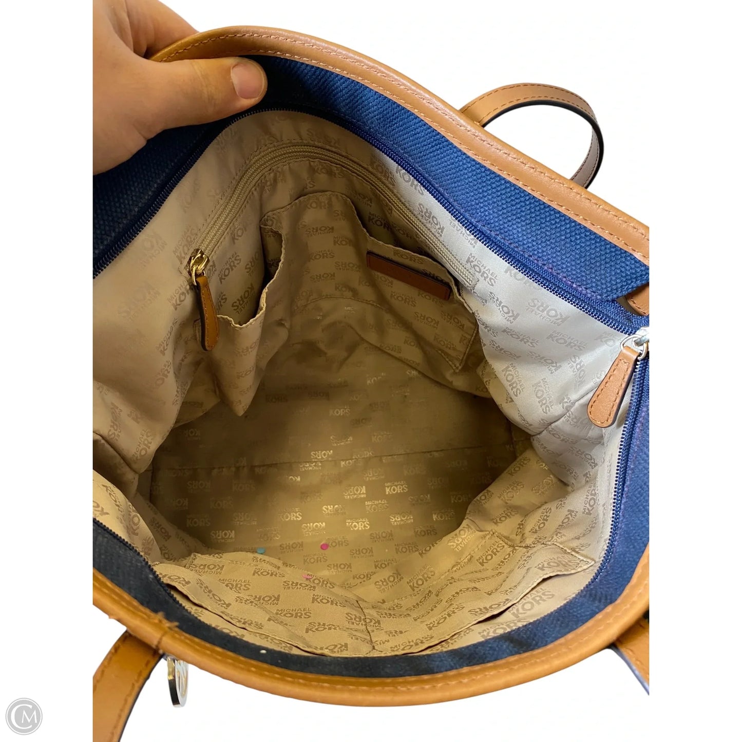 Handbag Designer By Michael Kors, Size: Large