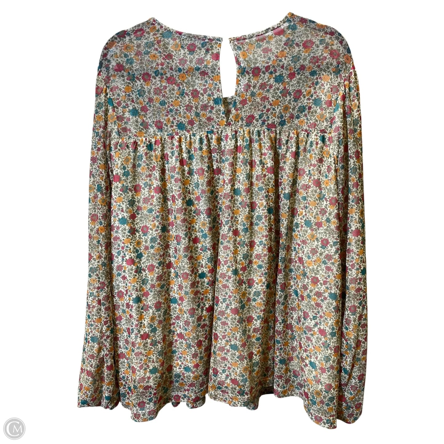 Top Long Sleeve By Lane Bryant In Floral Print, Size: 22