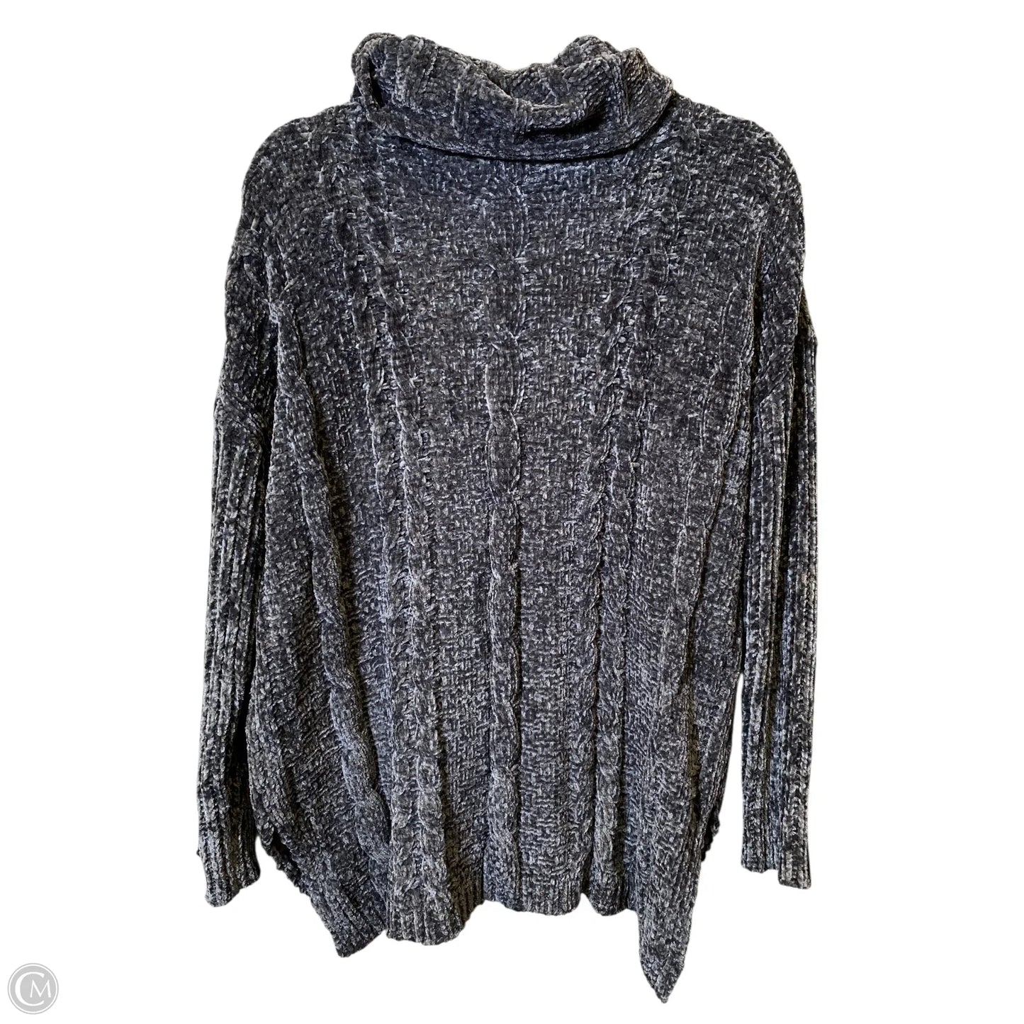Sweater By Clothes Mentor In Grey, Size: L