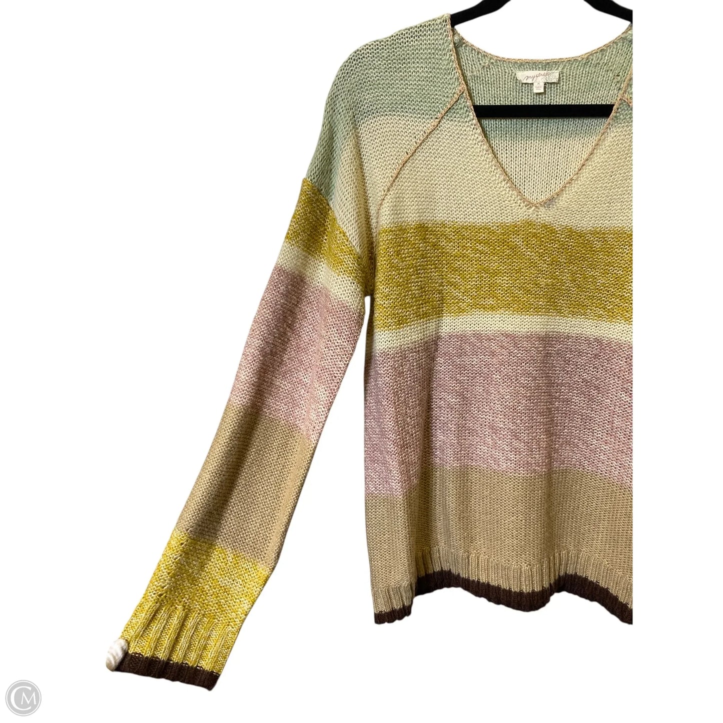 Sweater By Mystree In Multi-colored, Size: M