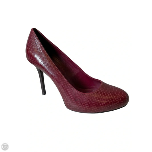 Shoes Designer By Tory Burch In Maroon, Size: 8