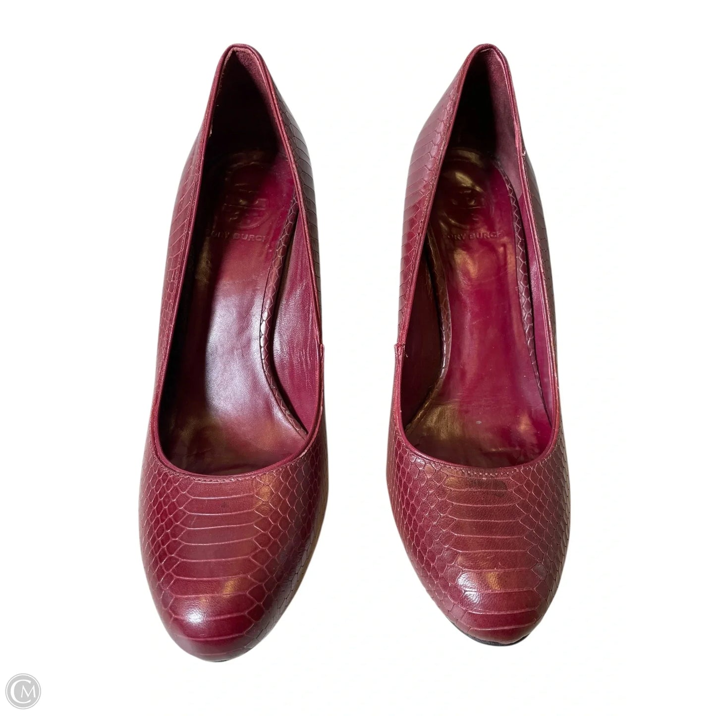 Shoes Designer By Tory Burch In Maroon, Size: 8