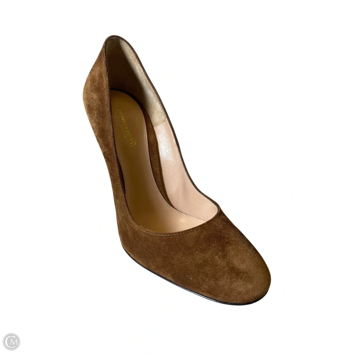 Shoes Heels Stiletto Designer By GIANVITO ROSSI In Brown, Size: 7.5